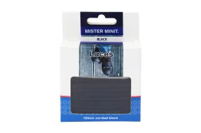 100cm Corded Black Laces