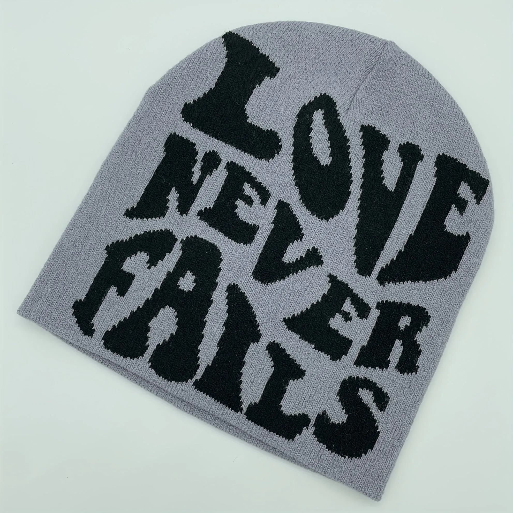 1pc Y2K Knitted Jacquard Letter LOVE Hip-hop Hat For Outdoor Sports To Keep Warm