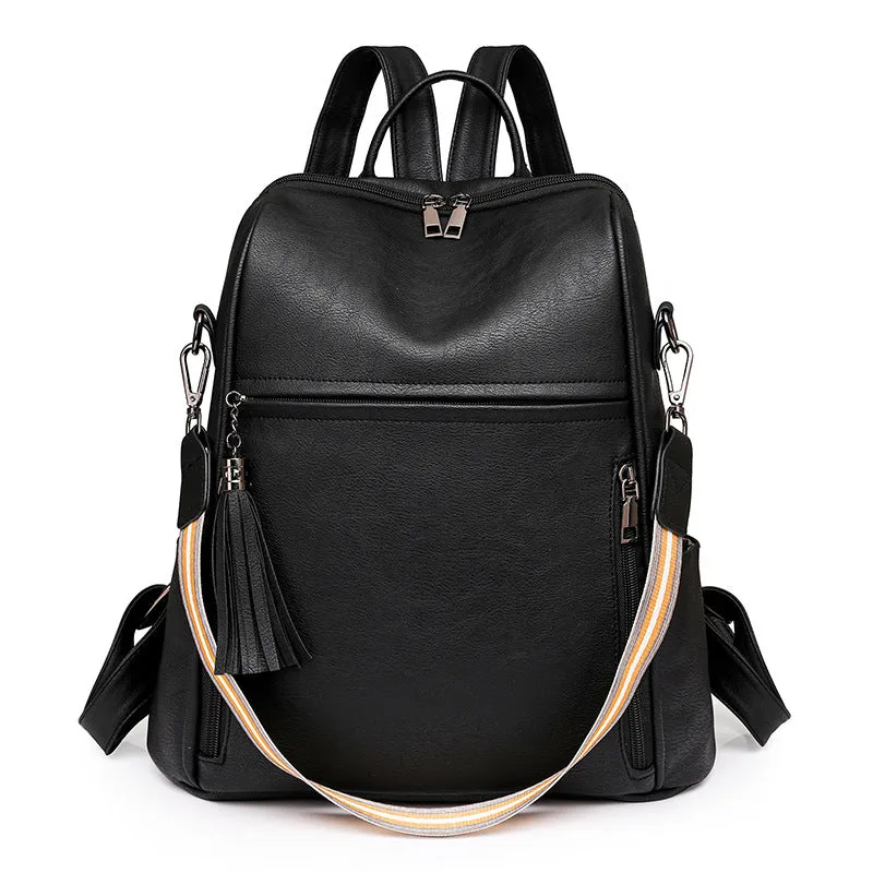 2025 2025 spring women's backpack New new retro casual backpack multi-functional large-capacity shoulder messenger bag
