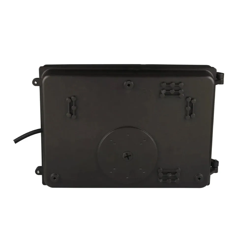 80W LED Wall Pack Light With Photocell Sensor - 10,173 Lumens, 5700K Bronze Finish - Forward Throw
