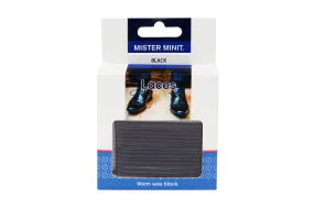 90cm Wax Black Laces