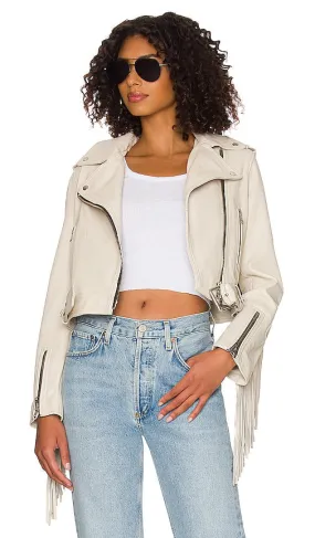 ALLSAINTS Ayra Tassel Jacket in Ivory
