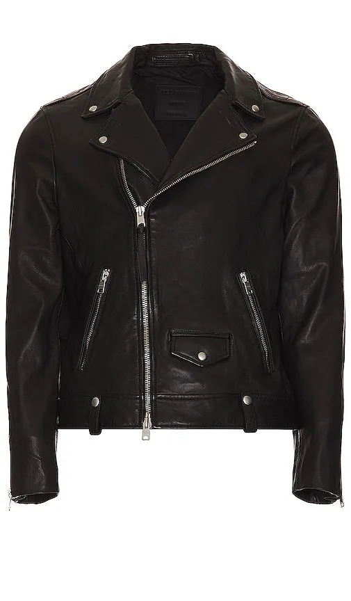 ALLSAINTS Milo Biker Jacket in Black