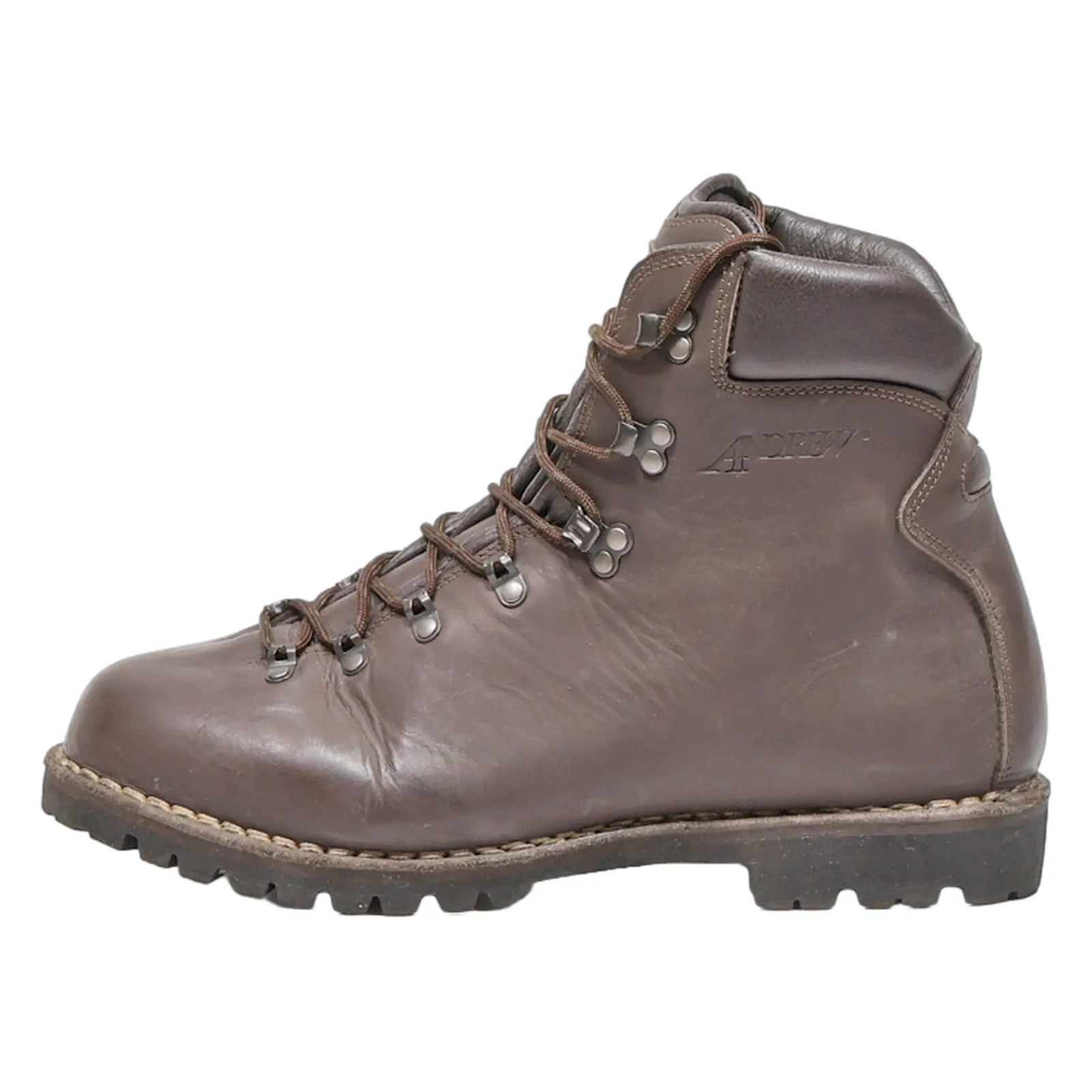 ANDREW Hiking Boots Brown Leather Mens UK 12