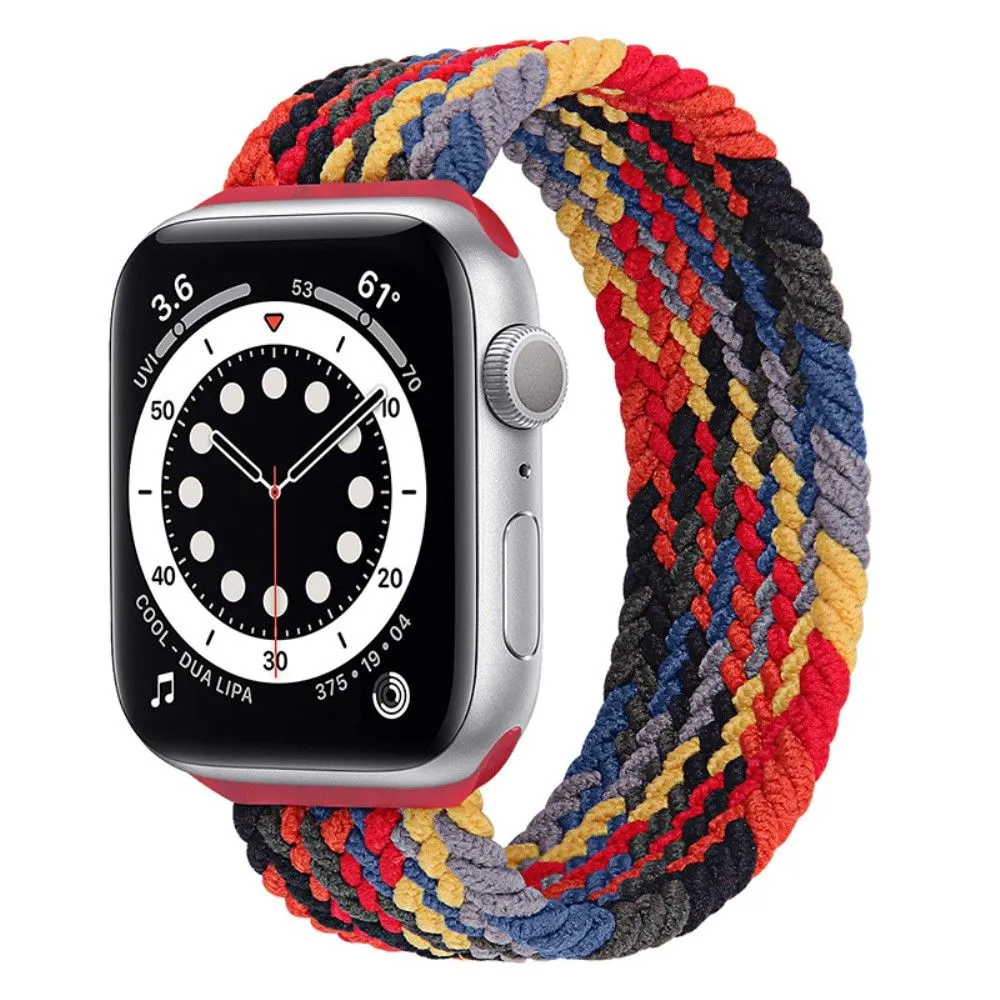 Apple Watch (45mm) elastic watch strap - Colorful Black / Size: S