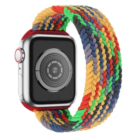 Apple Watch (45mm) elastic watch strap - Colorful Green / Size: M