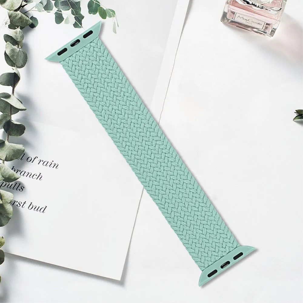 Apple Watch (45mm) elastic watch strap - Mint Green / Size: M