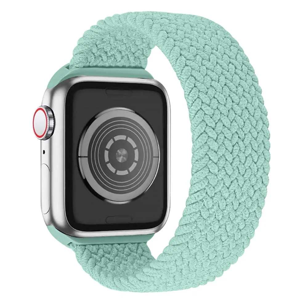 Apple Watch (45mm) elastic watch strap - Mint Green / Size: M