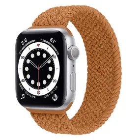 Apple Watch (45mm) elastic watch strap - Orange / Size: L