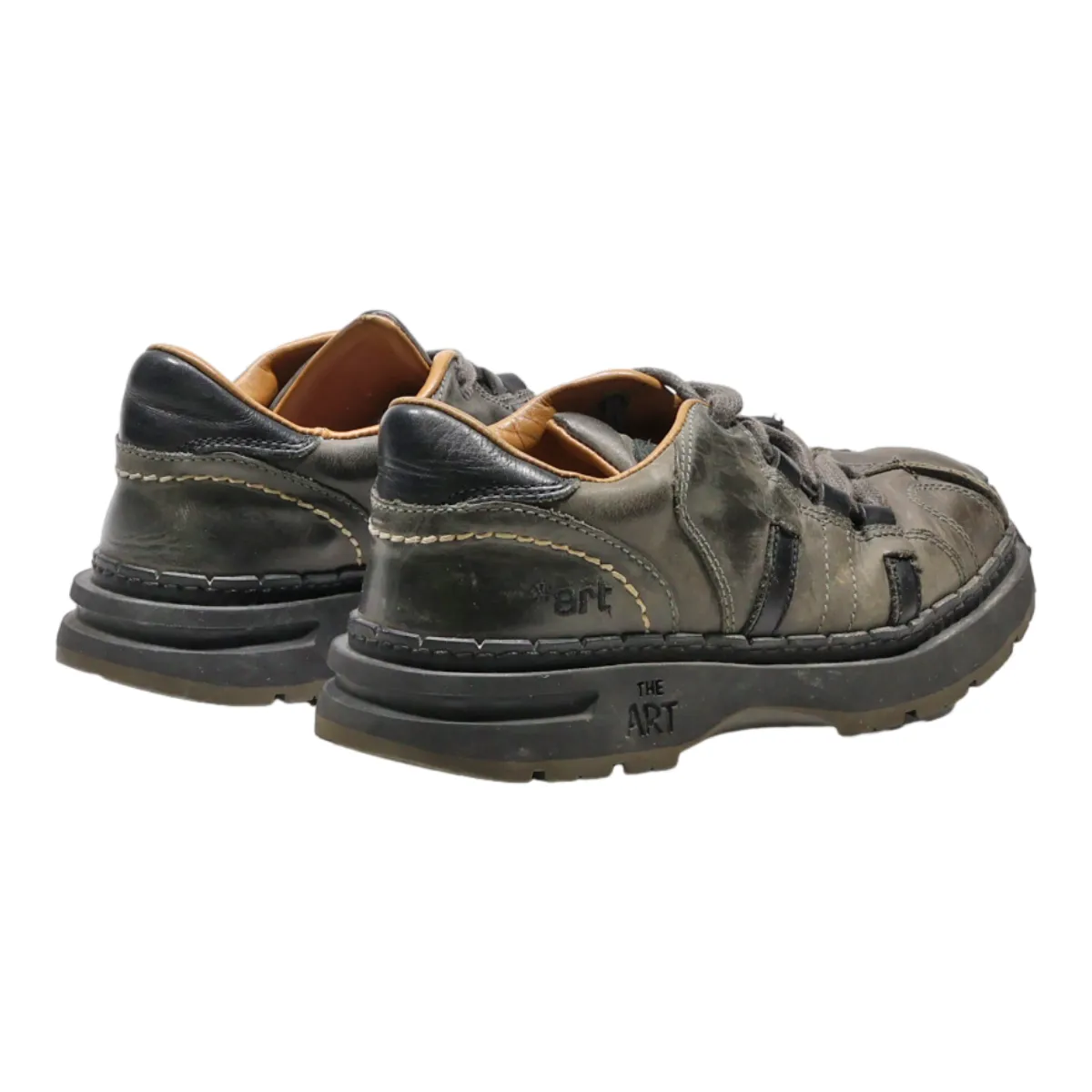 ART Hiking Boots Grey Leather Mens UK 6