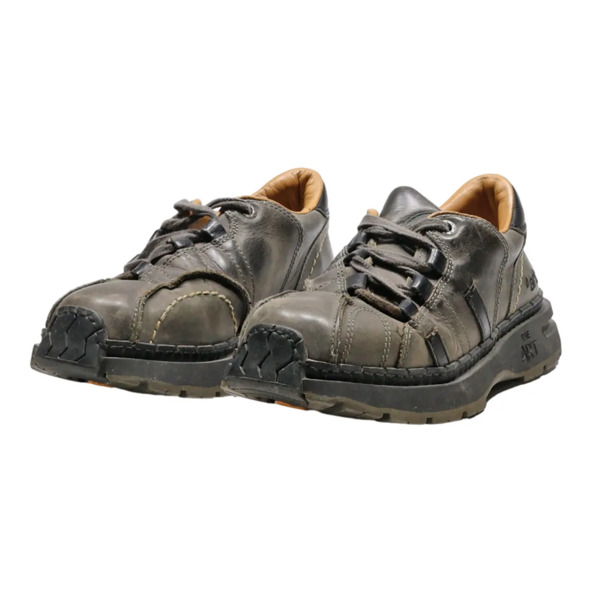 ART Hiking Boots Grey Leather Mens UK 6