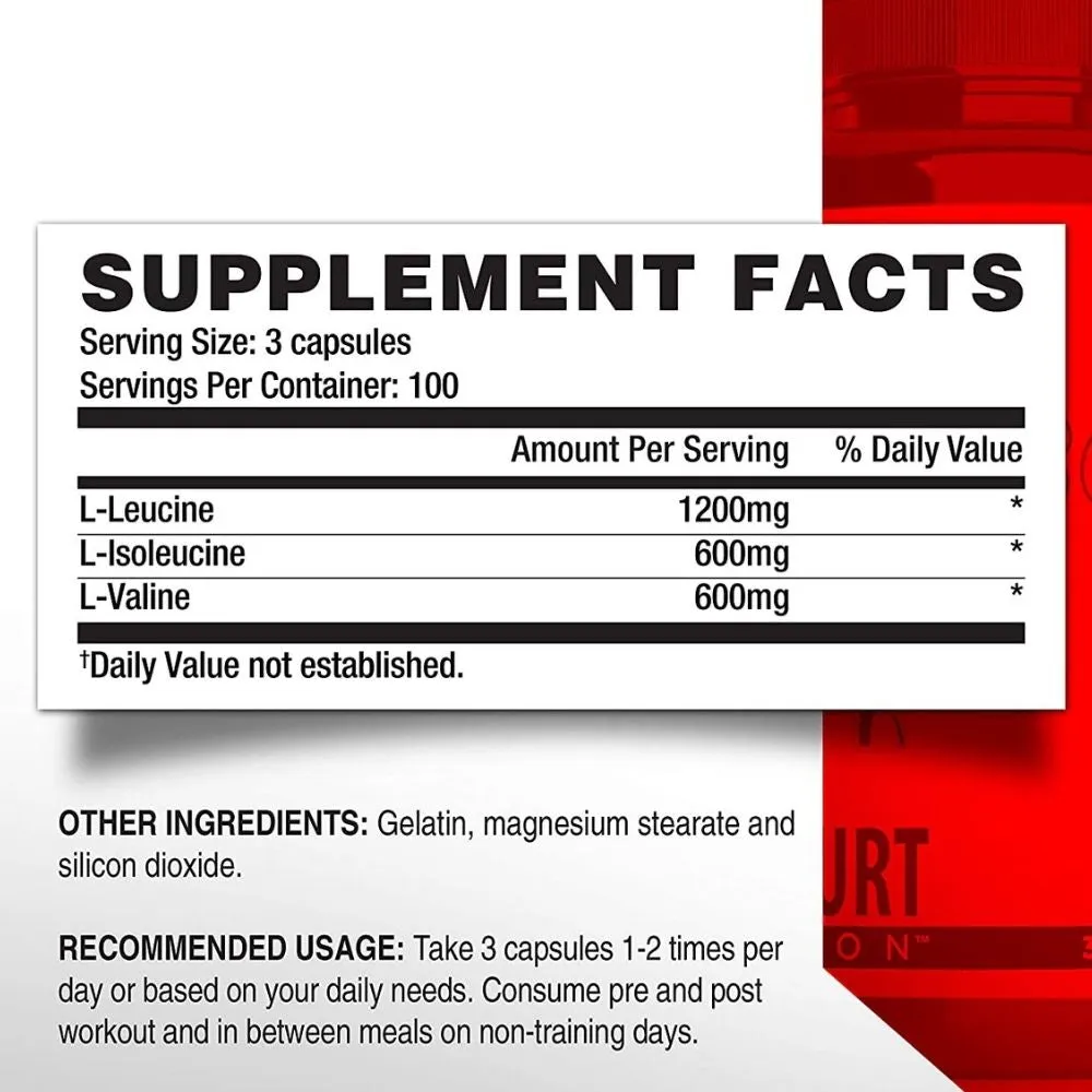 Betancourt Nutrition BCAA 2:1:1 Ratio 300 Caps