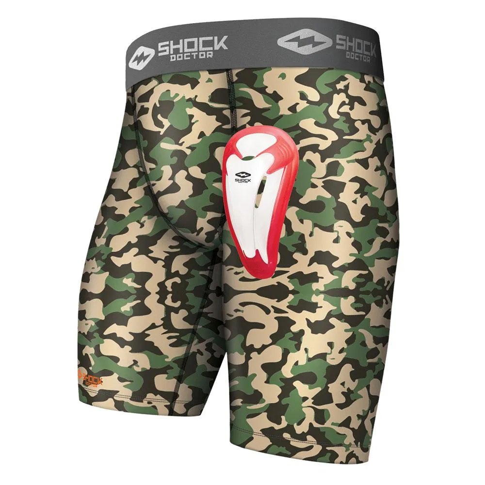 Camo Core Compression Short with Bio-Flex Cup