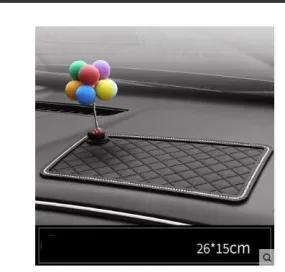 Color: Flower L - Car mobile phone bracket car anti-skid pad car