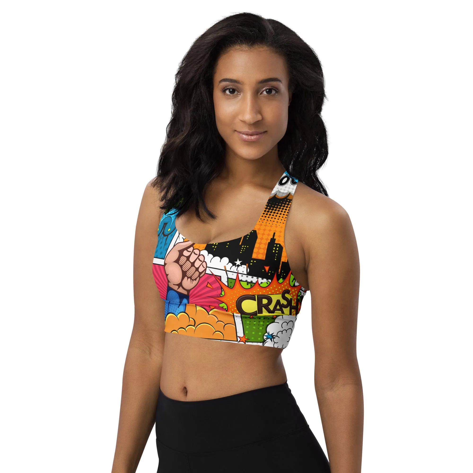 COMIC COLLECTION Longline sports bra