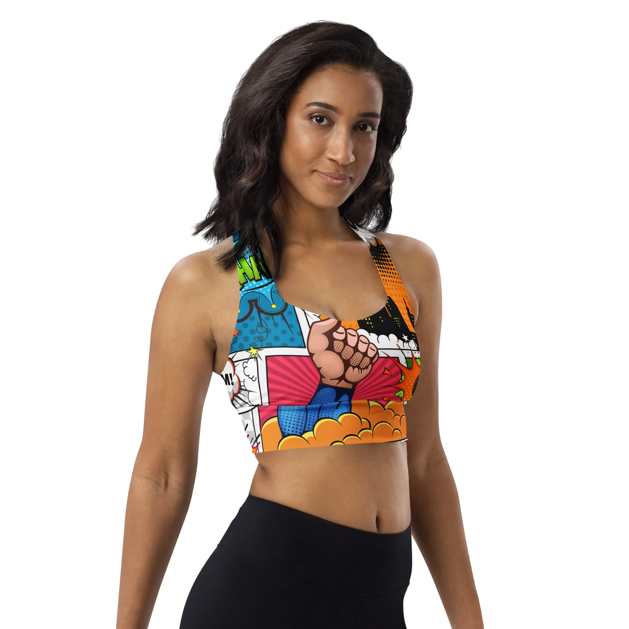 COMIC COLLECTION Longline sports bra