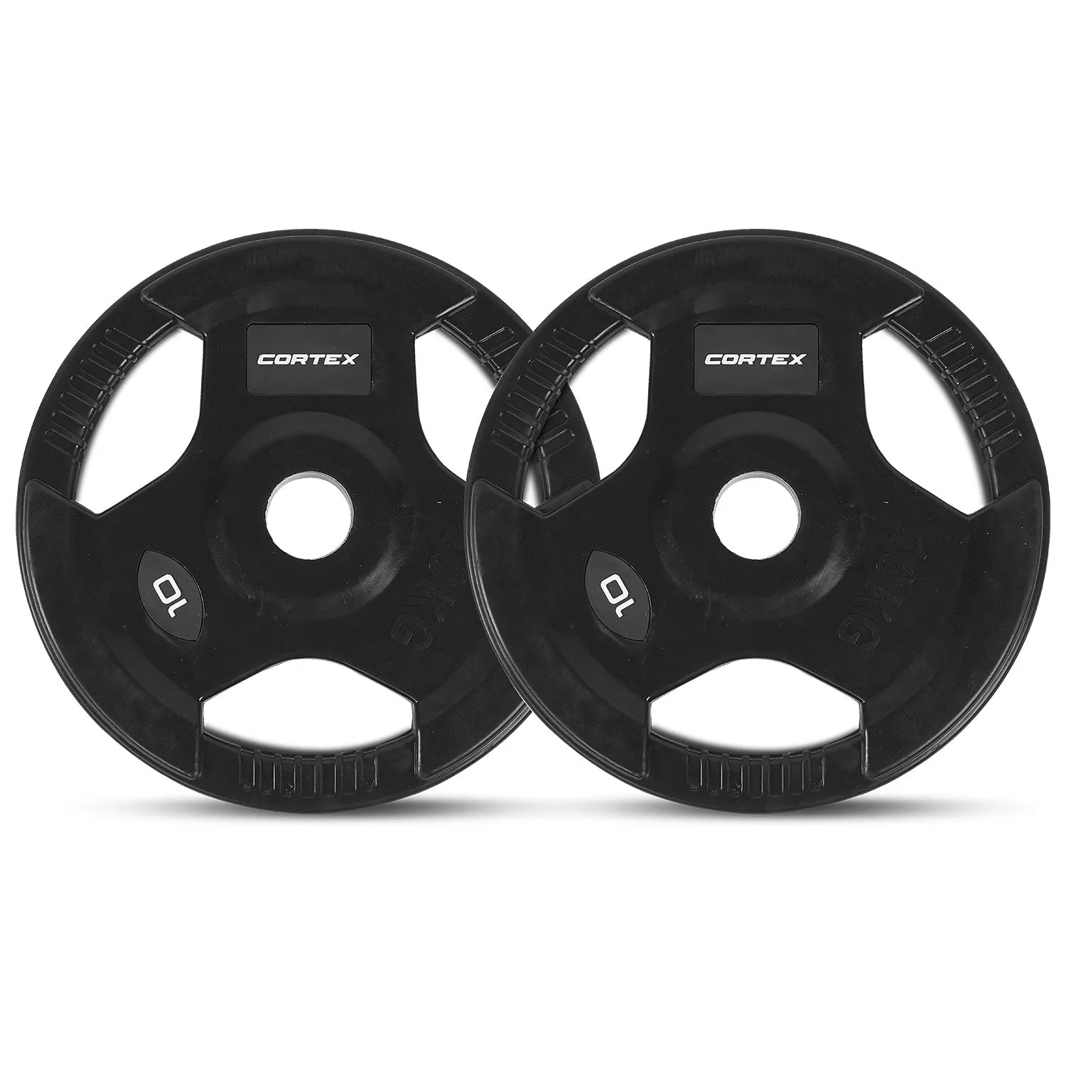 CORTEX BN-11 Exercise FID Bench   85kg Olympic Tri-Grip Weight Plate and Dumbbell Package