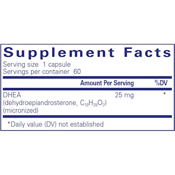 DHEA (micronized) 25 mg