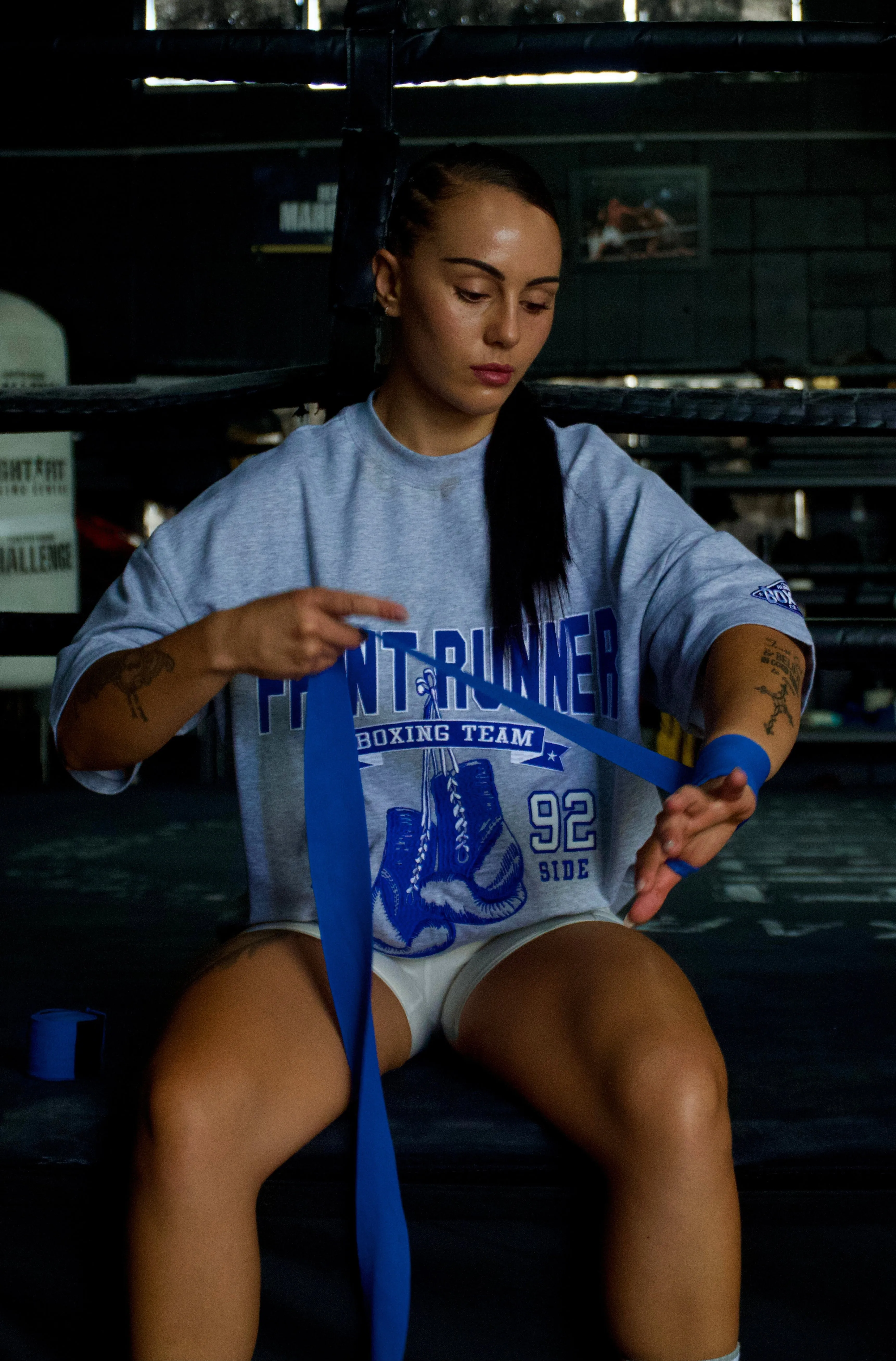 Final Round Tee - Cobalt Grey