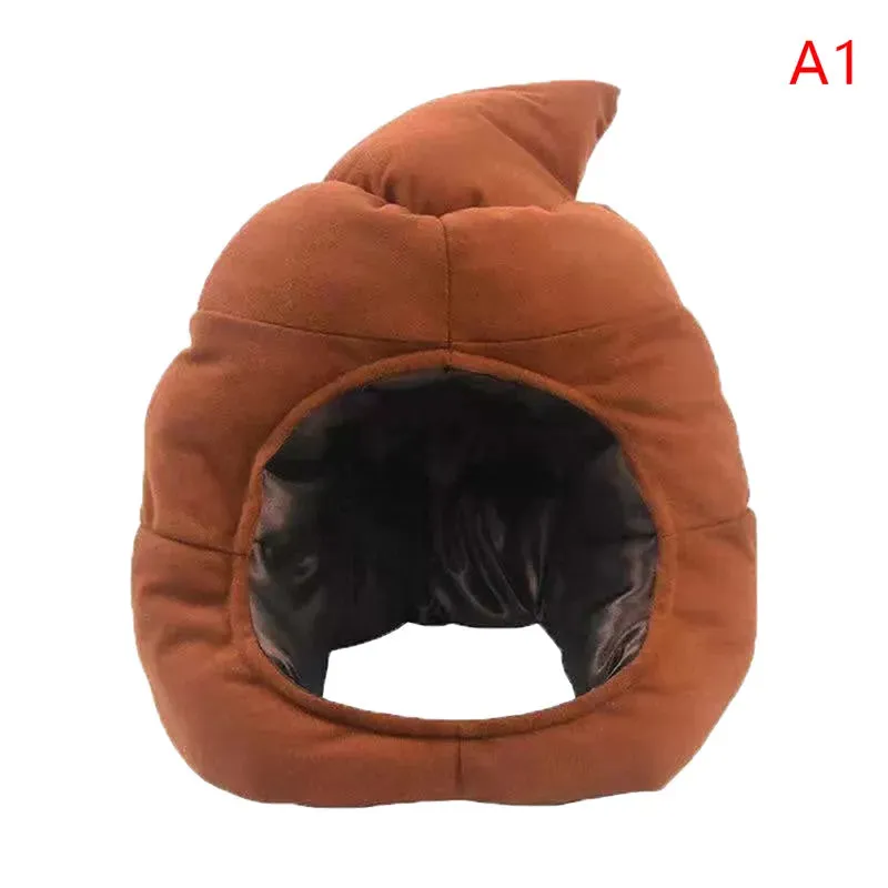Funny Fake Poop Emoji Hat