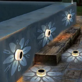 Garden Landscape Decoration Solar Outdoor Flower Pattern Lamp