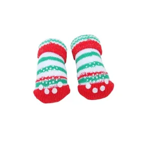Grinch Dog Socks Red