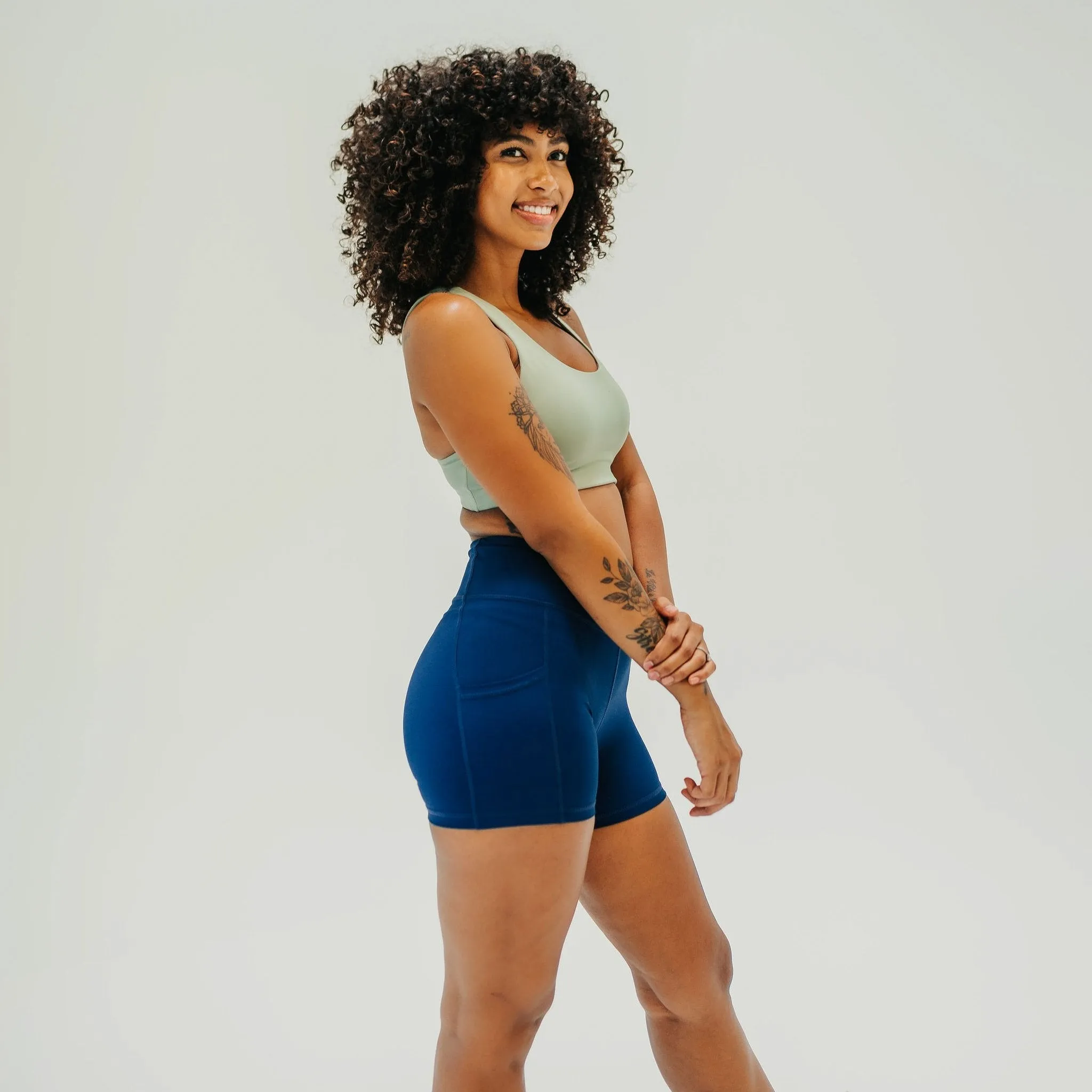 High Waisted Rio Shorts (3.75 in. inseam) - Classic Navy