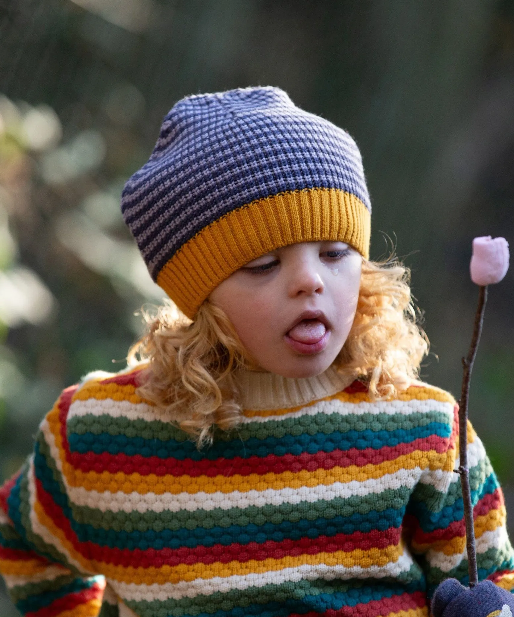 LGR Dreamy Blue Knitted Beanie Hat