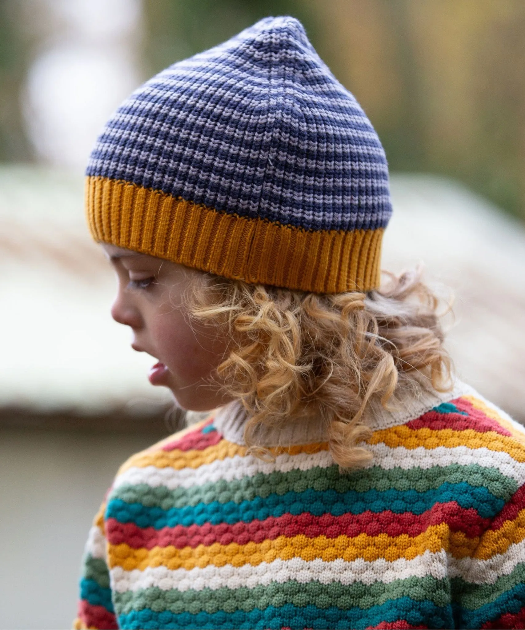 LGR Dreamy Blue Knitted Beanie Hat