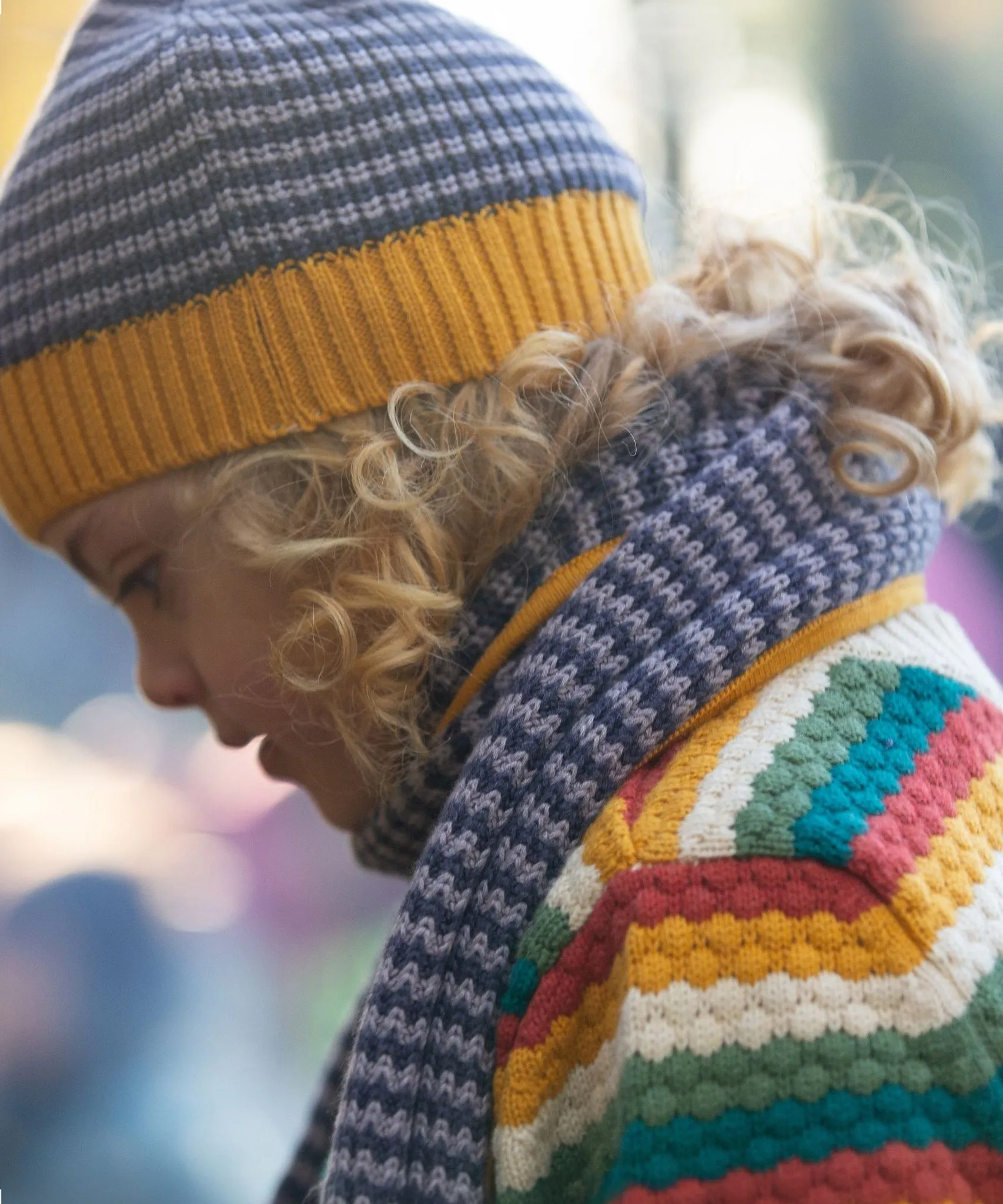 LGR Dreamy Blue Knitted Beanie Hat
