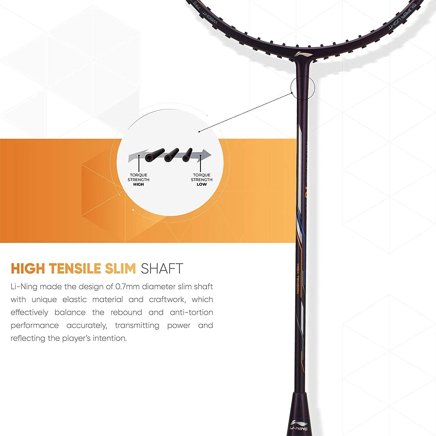 Li-Ning Air Force G2 Carbon Fibre Badminton Racket - 79 Grams
