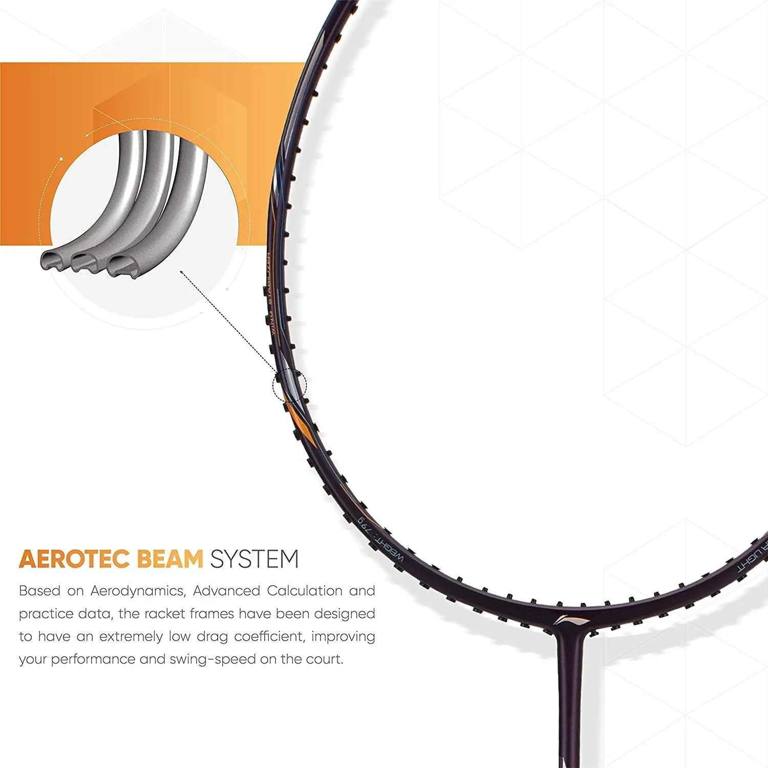 Li-Ning Air Force G2 Carbon Fibre Badminton Racket - 79 Grams