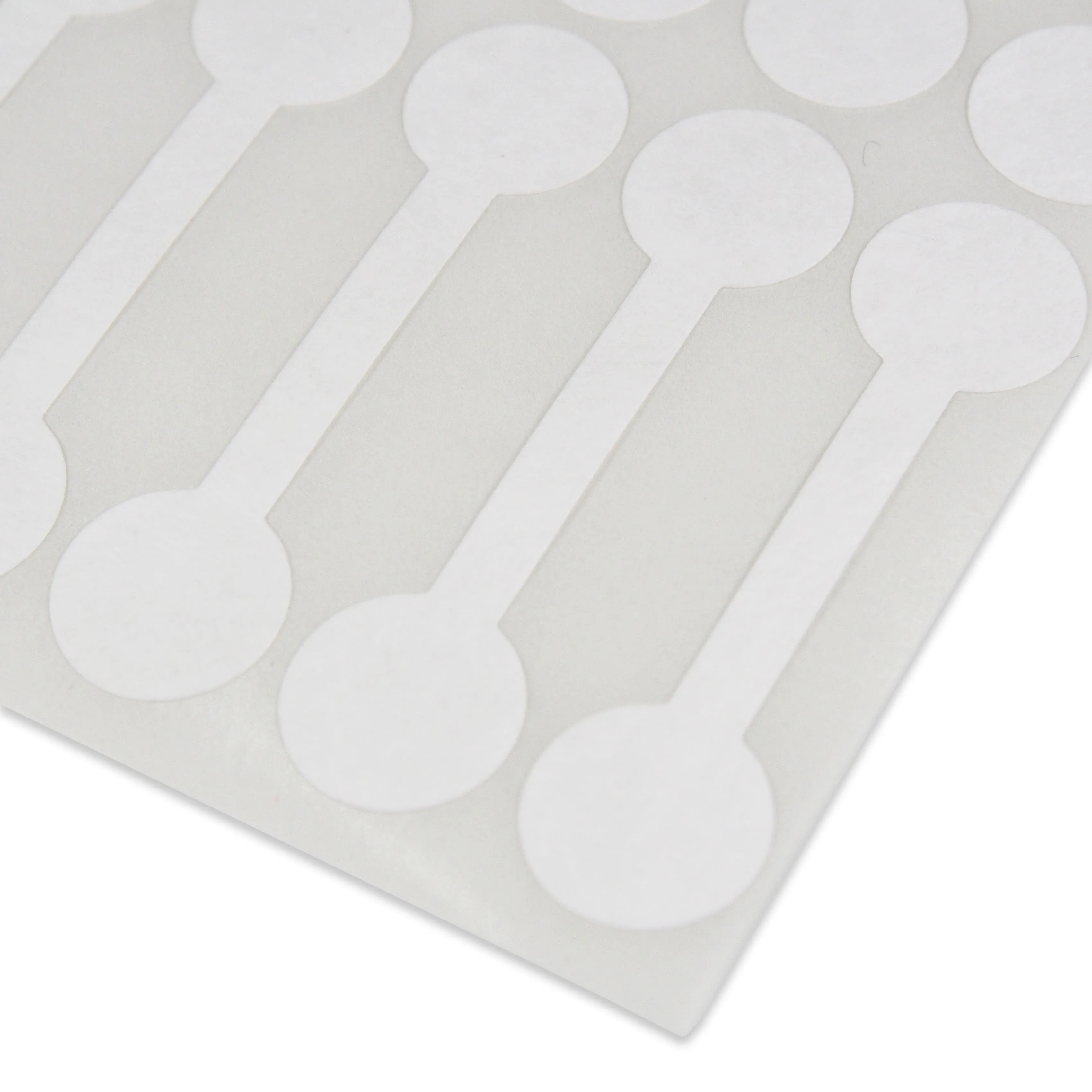 Long Dumbbell Shaped Adhesive Tear-Proof Tags (500pcs/Box)