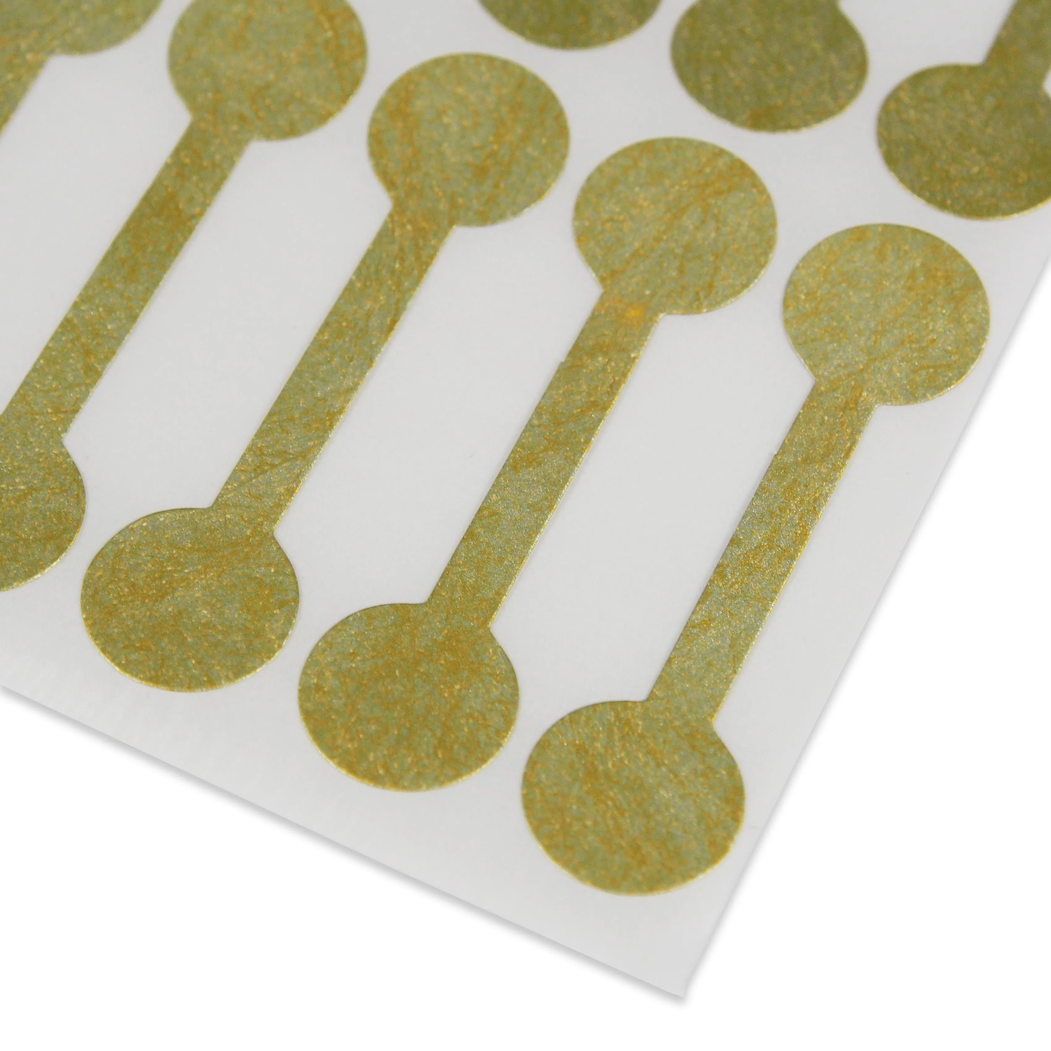 Long Dumbbell Shaped Adhesive Tear-Proof Tags (500pcs/Box)