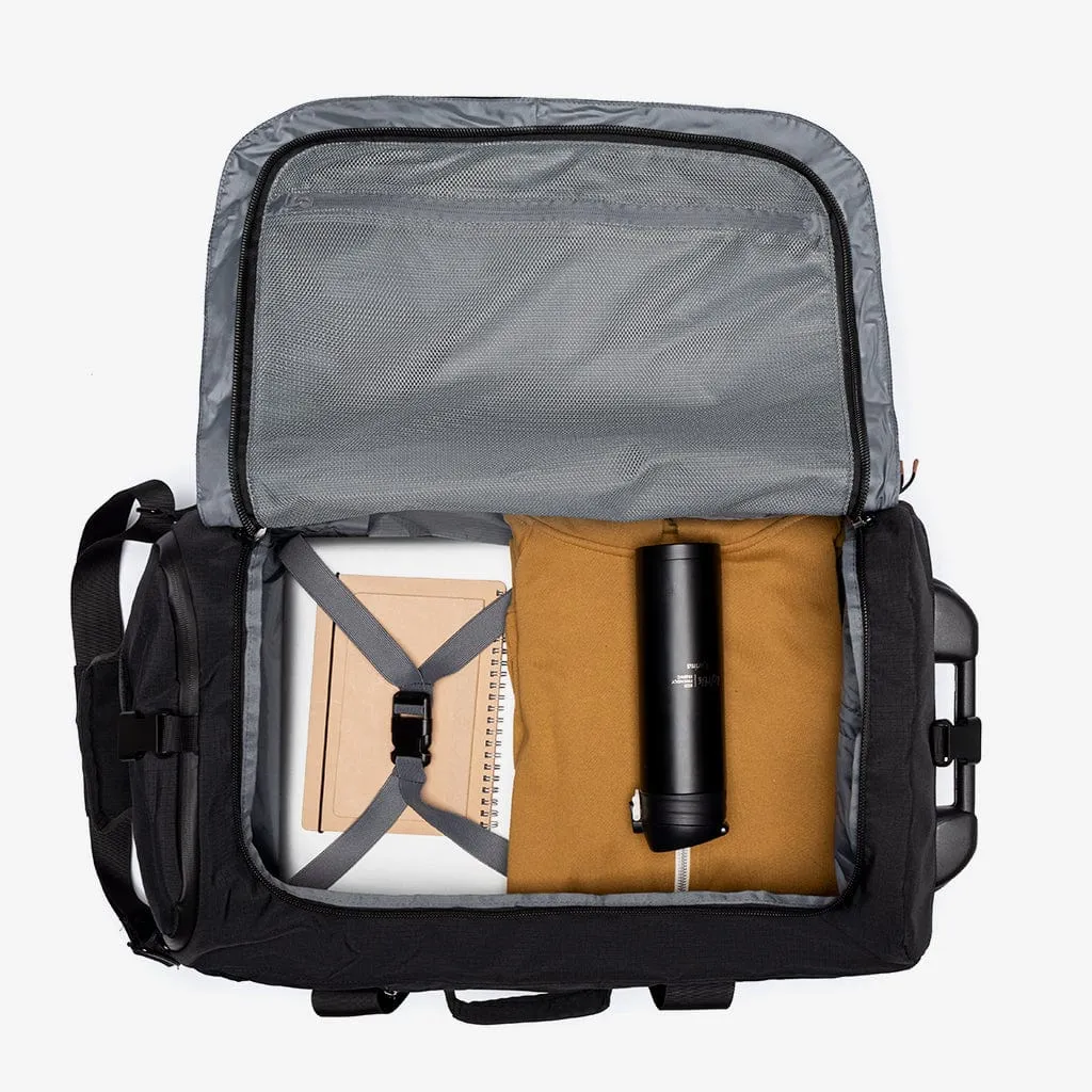 Maverick Foldable Trolley Bag Black Vandra