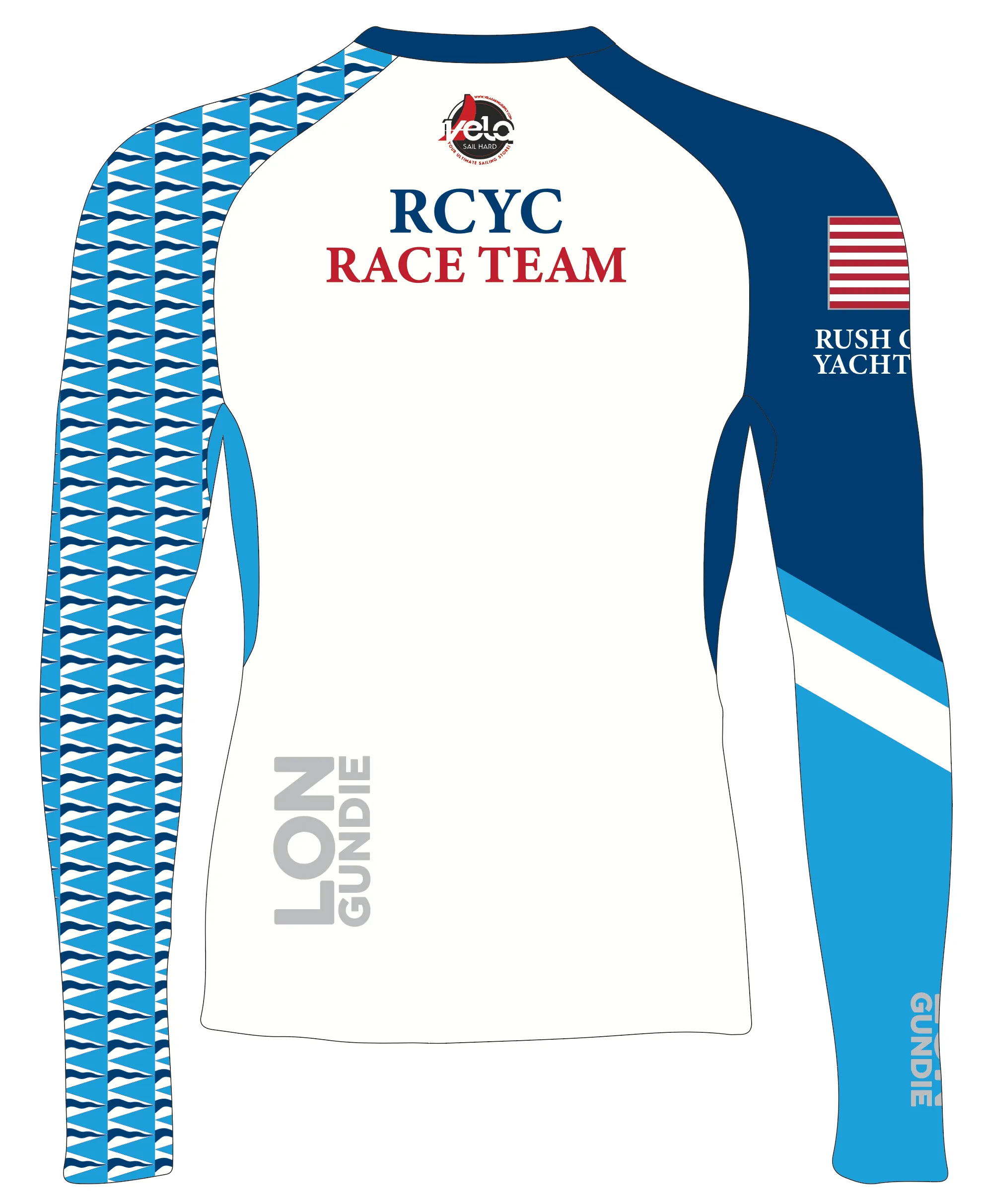 MEN TECH-TEE TOP LONG SLEEVE WHITE | RUSH CREEK YC