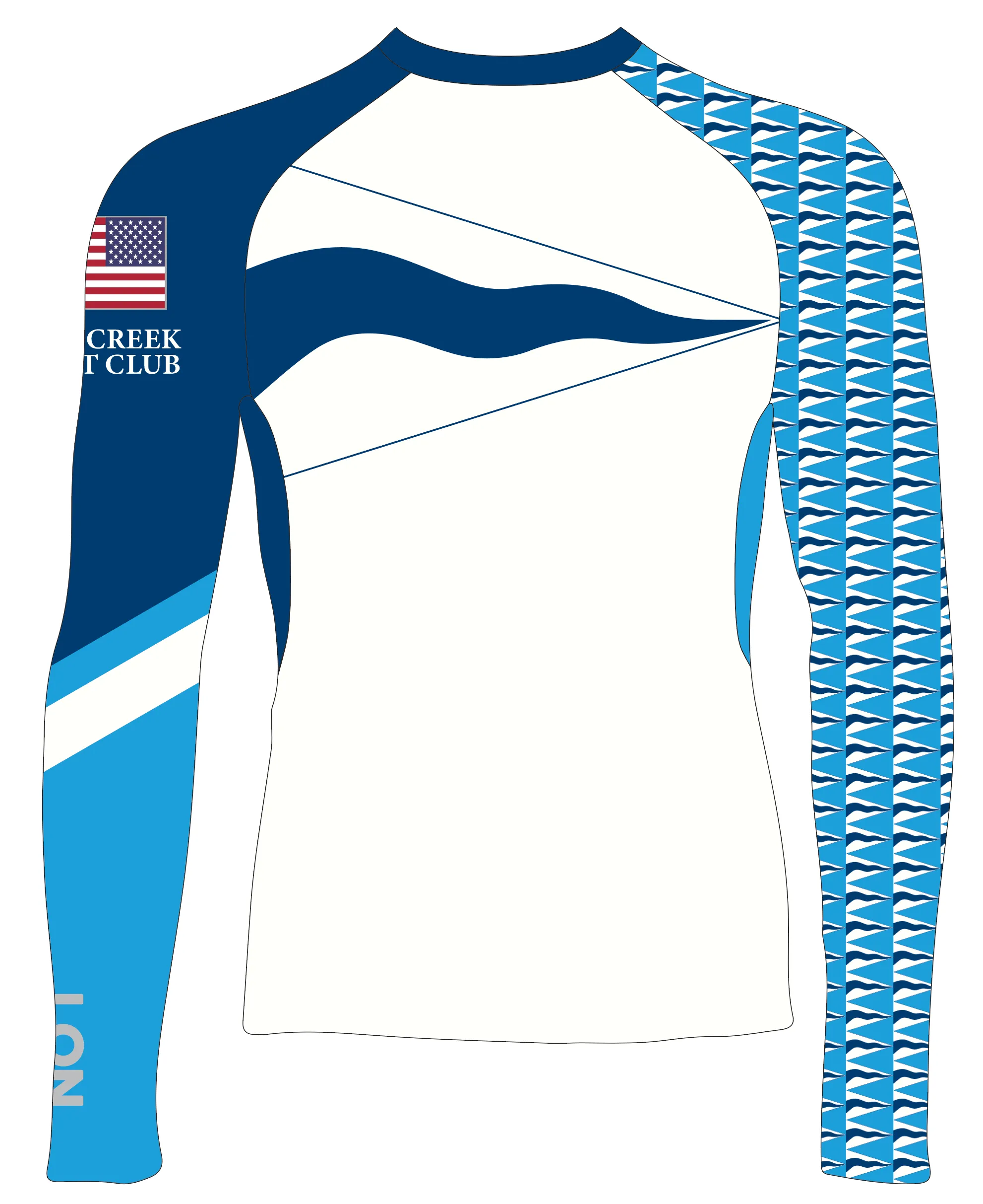 MEN TECH-TEE TOP LONG SLEEVE WHITE | RUSH CREEK YC