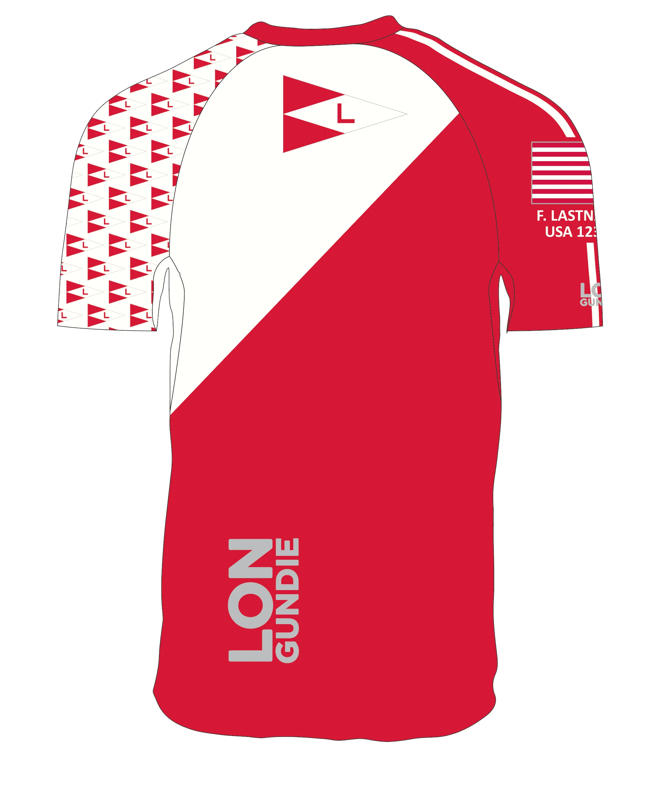 MEN TECH-TEE TOP SHORT SLEEVE RED | LAVALLETTE YC | PSNLZ'D