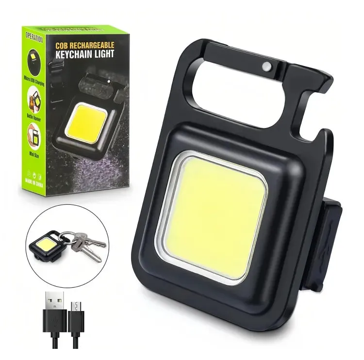 Mini COB Rechargeable Keychain Light