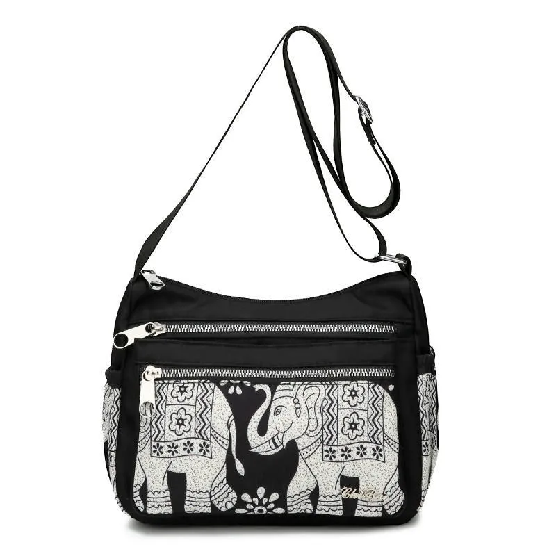 multi-layer large capacity high quality shopping shoulder bag