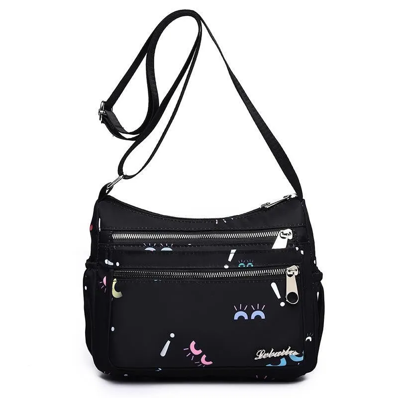 multi-layer large capacity high quality shopping shoulder bag