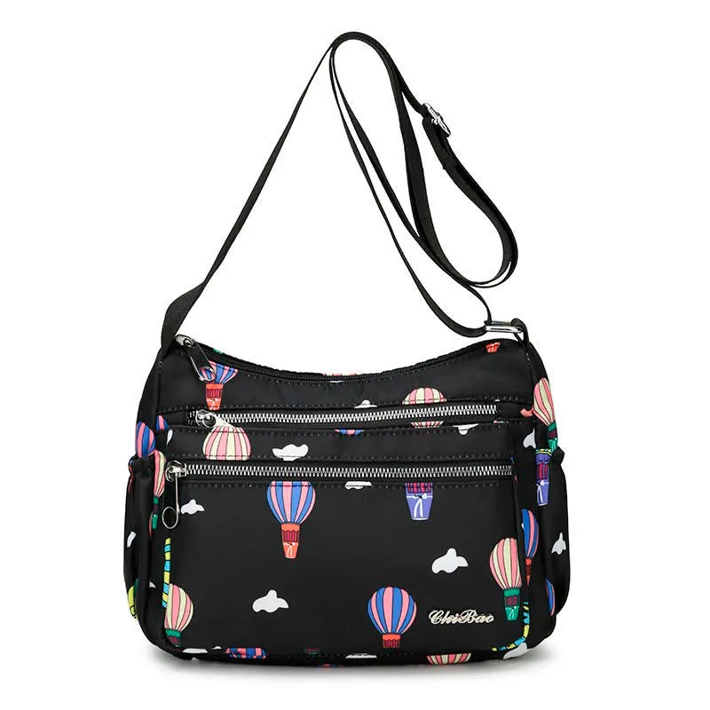 multi-layer large capacity high quality shopping shoulder bag