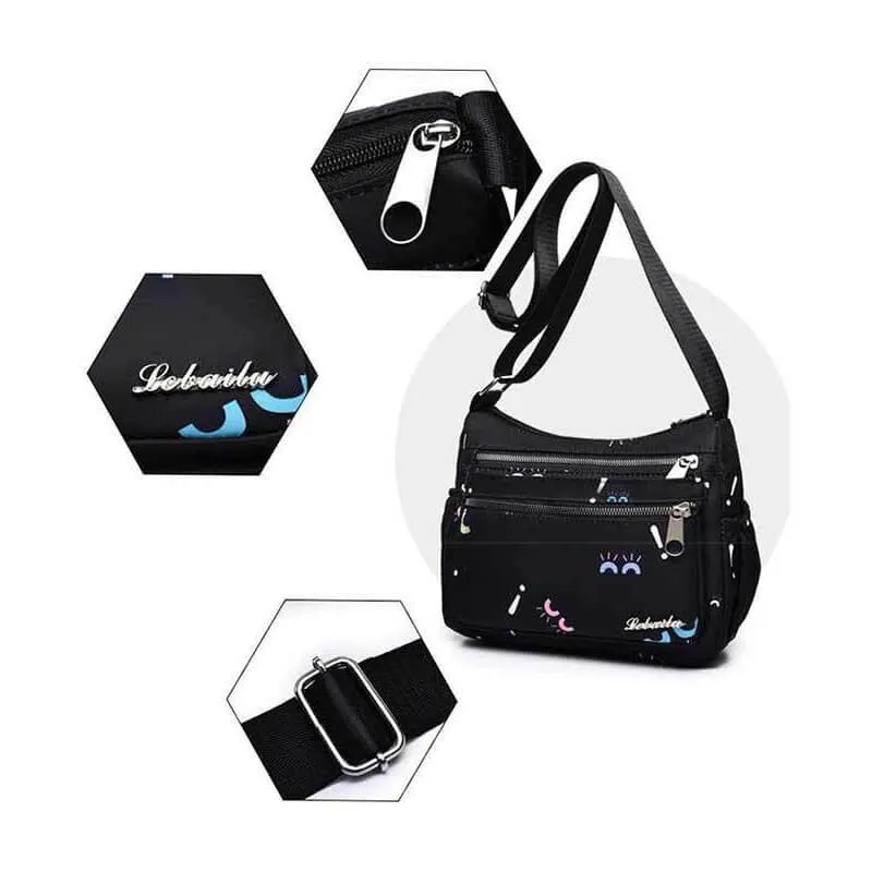 multi-layer large capacity high quality shopping shoulder bag