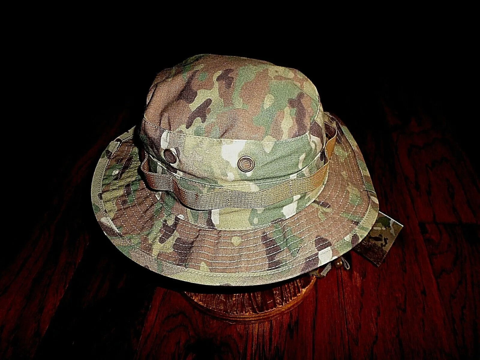 MULTICAM ARMY CAMOUFLAGE BOONIE HAT RIP STOP TYPE II HOT WEATHER HAT MEDIUM