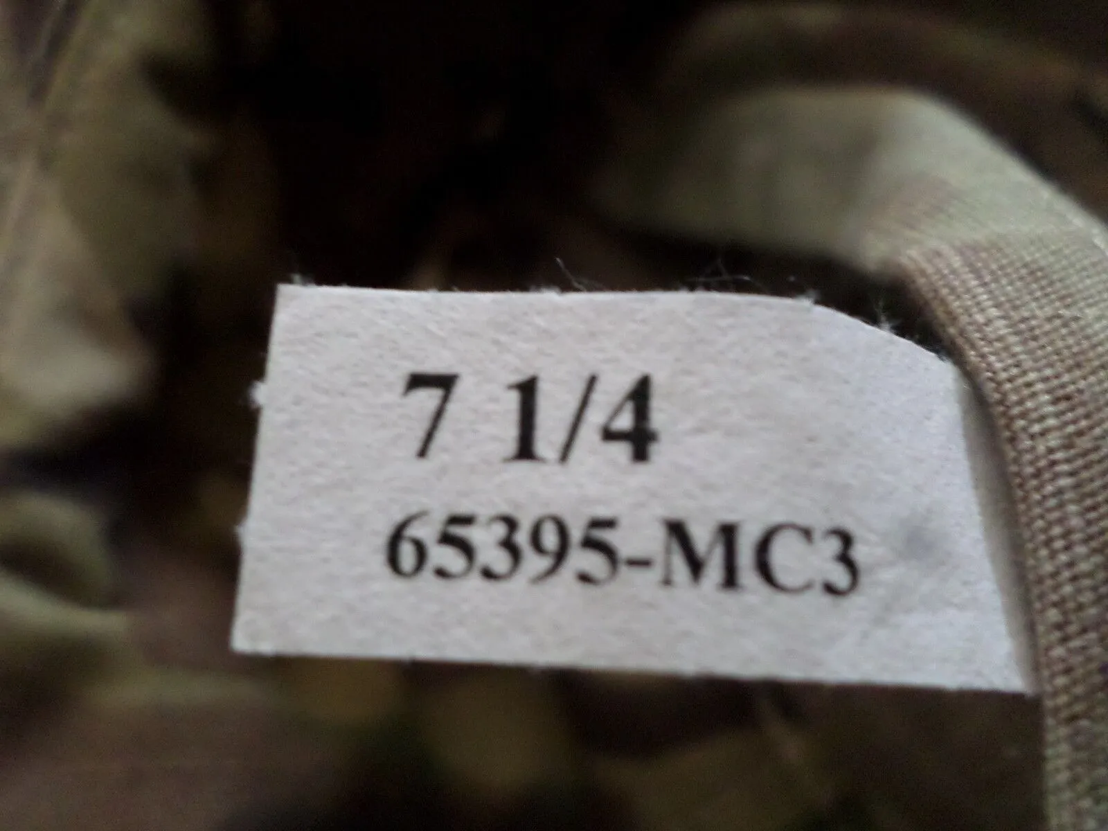 MULTICAM ARMY CAMOUFLAGE BOONIE HAT RIP STOP TYPE II HOT WEATHER HAT MEDIUM