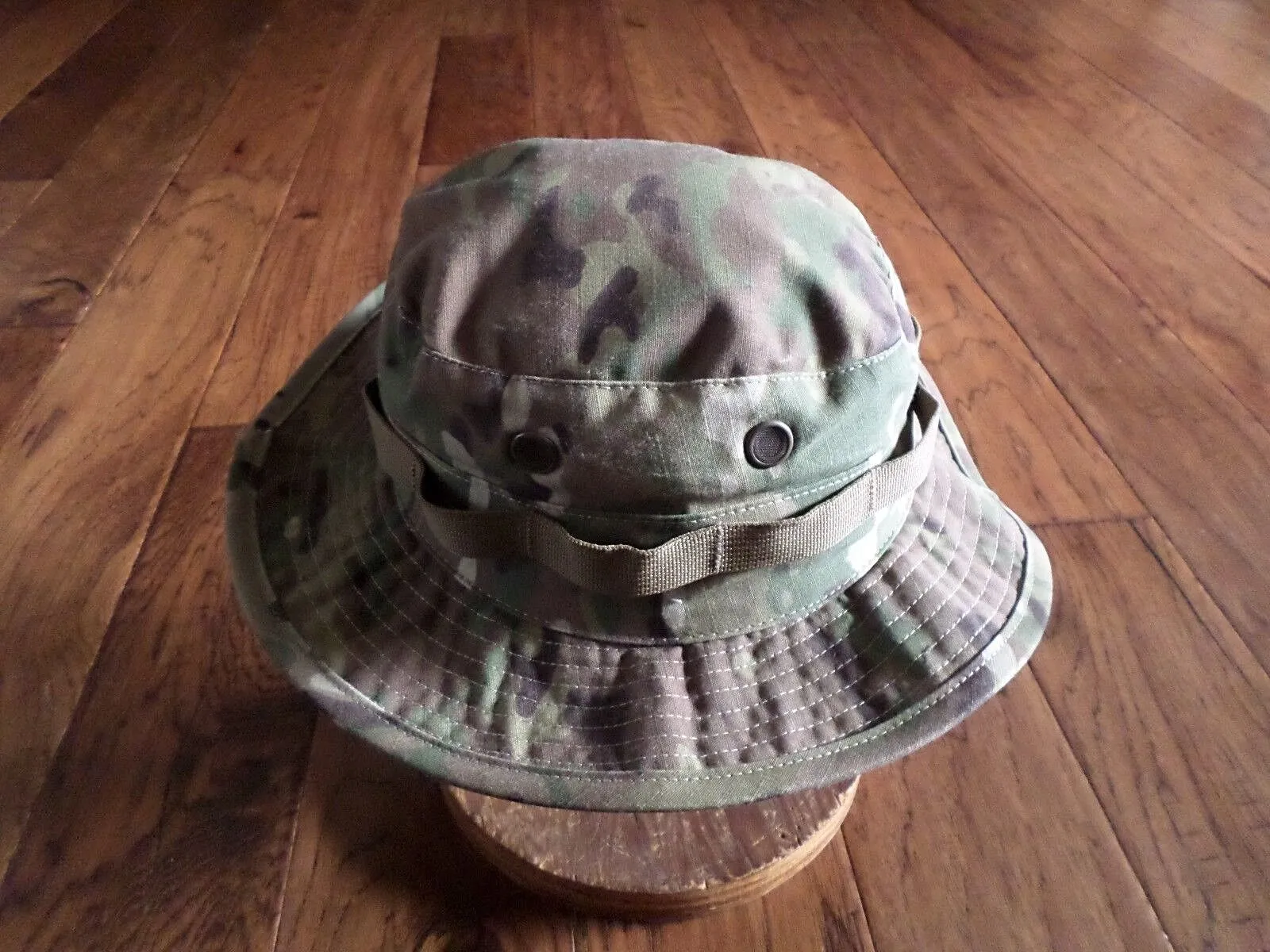 MULTICAM ARMY CAMOUFLAGE BOONIE HAT RIP STOP TYPE II HOT WEATHER HAT MEDIUM