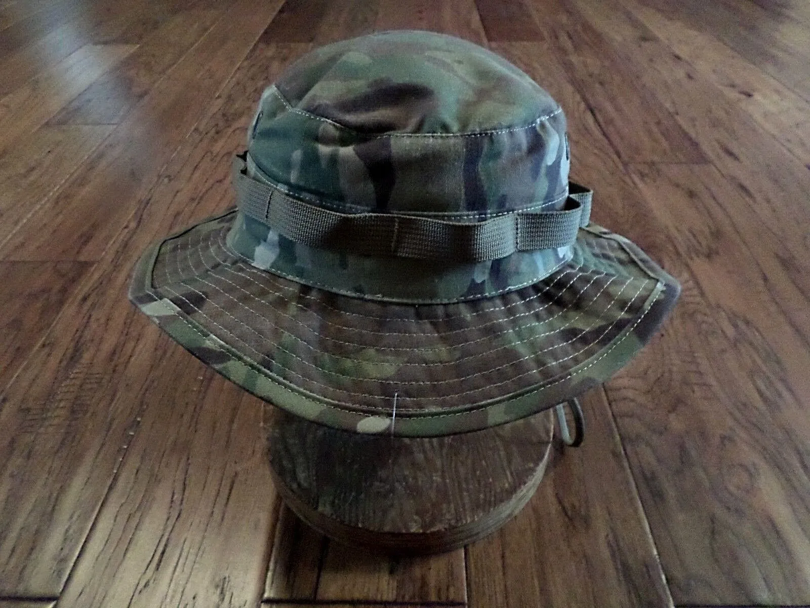 MULTICAM ARMY CAMOUFLAGE BOONIE HAT RIP STOP TYPE II HOT WEATHER HAT MEDIUM