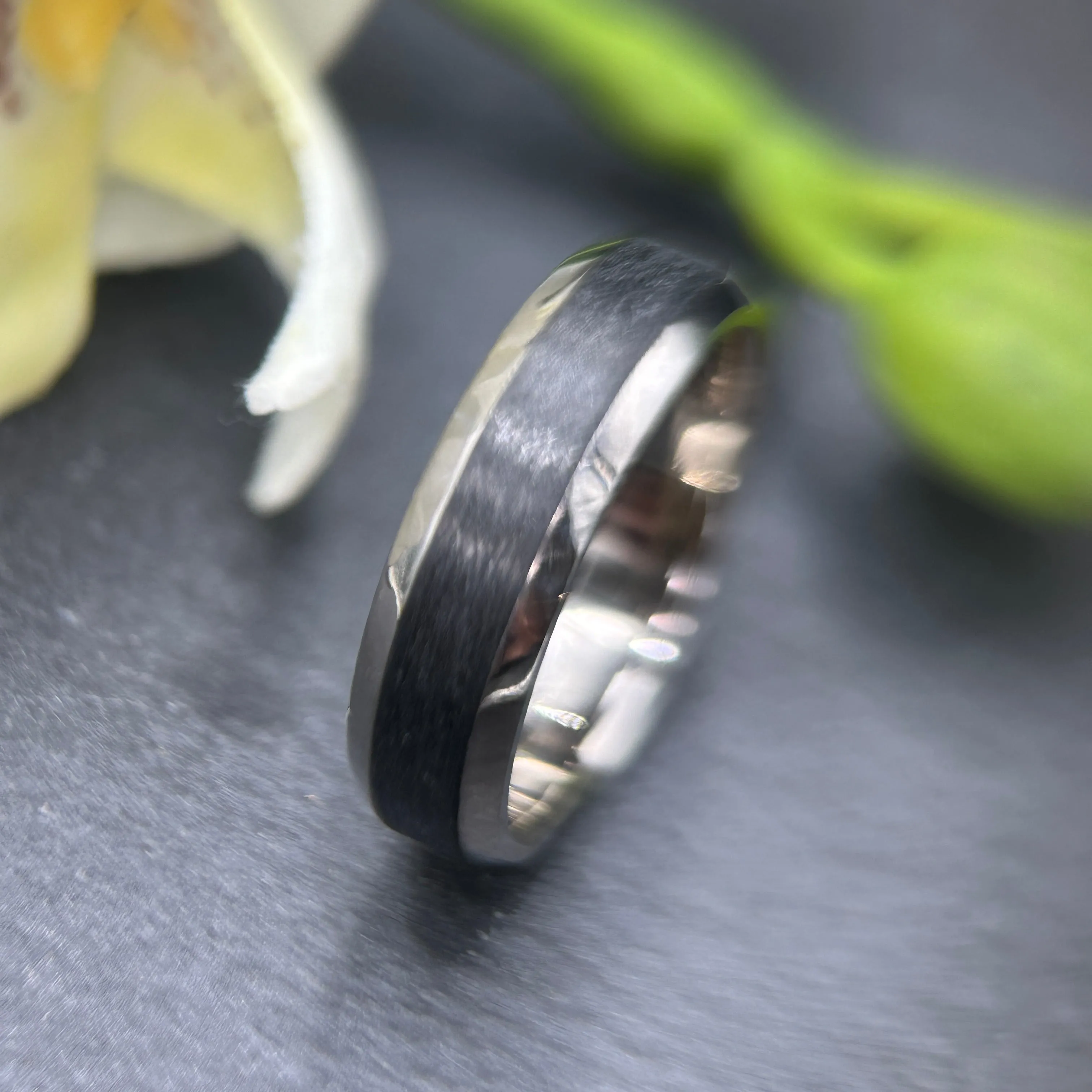 Narrow Carbon Fiber Ring