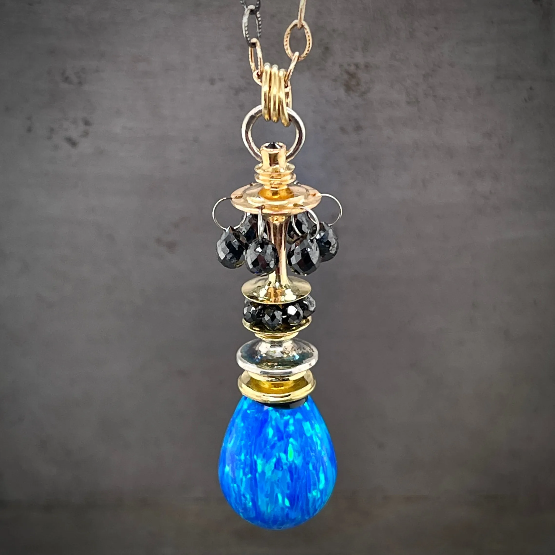 Opal and Black Diamond Parasol