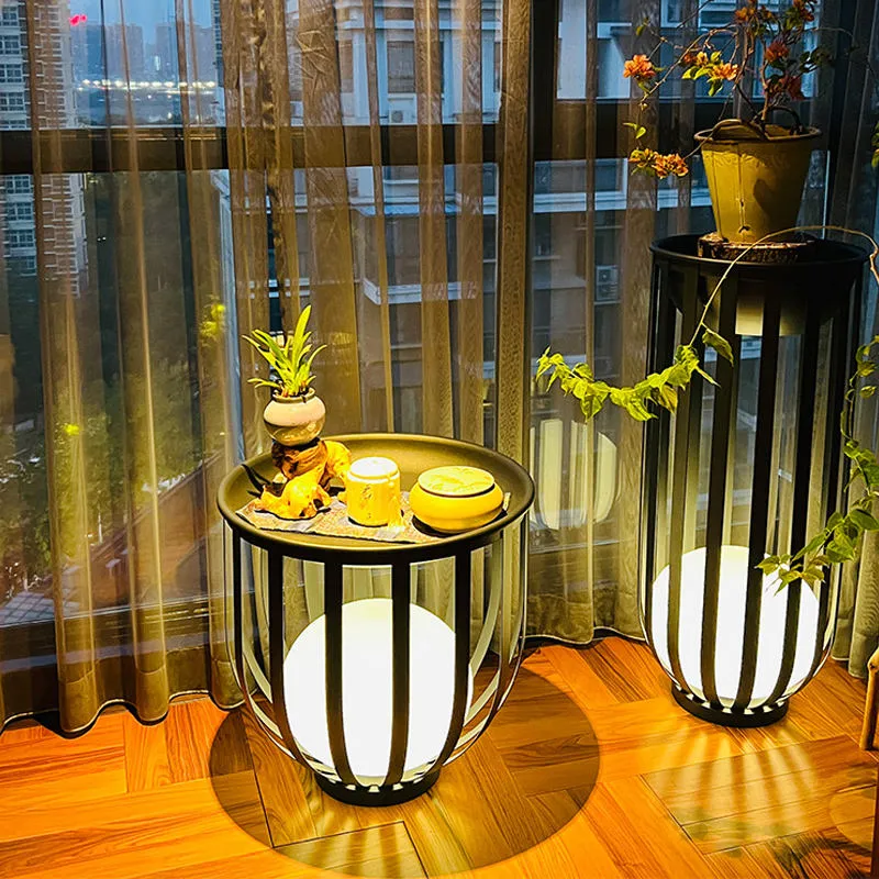 Outdoor Flower Pot Lamp